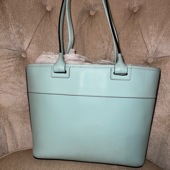 Dooney & Bourke Pale Blue Beacon Zip Tote - Picture 4 of 15